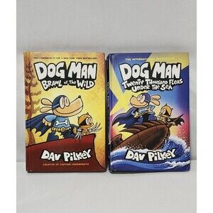 Dogman Book Set- Twenty Thousand Fleas Under The Sea And Brawl Of The Wild